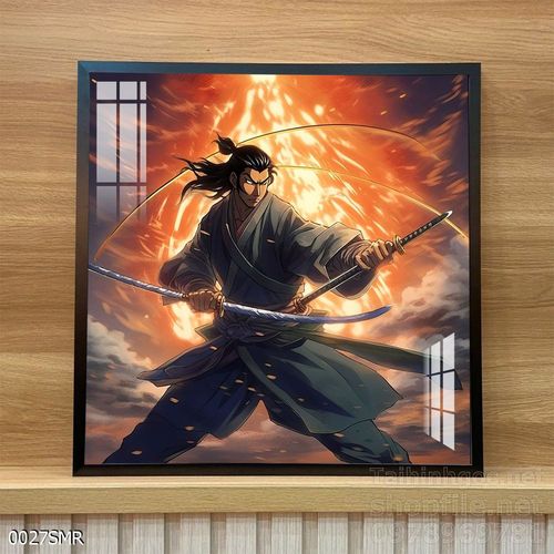 Tranh treo tường nghệ thuật hình Samurai Nhật Bản