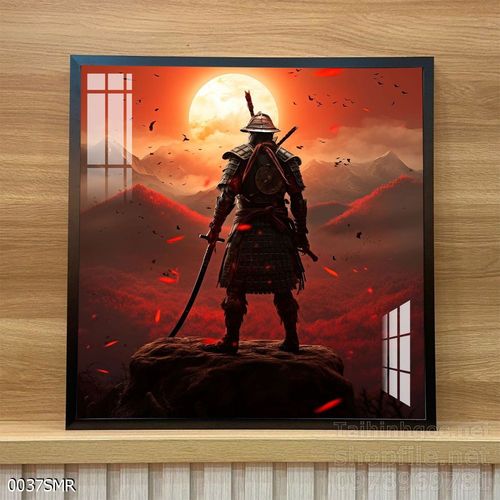 Mẫu tranh chiền binh Samurai décor trang trí tường đẹp độc đáo