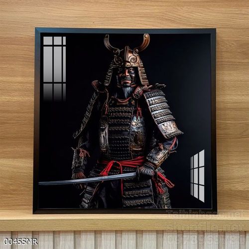 Mẫu tranh Samurai trang trí tường nhà