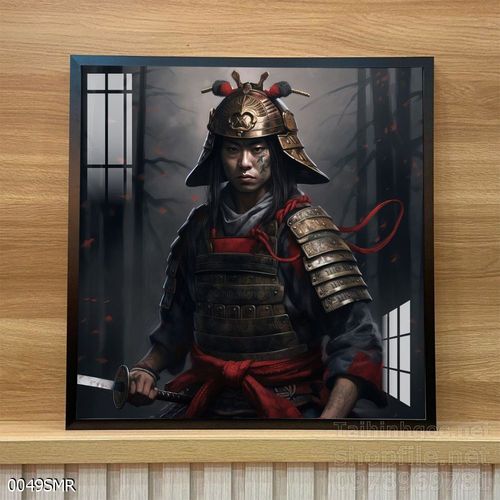 Tranh nghệ thuật deor trang trí tường nhà chiến binh Samurai huyền thoại