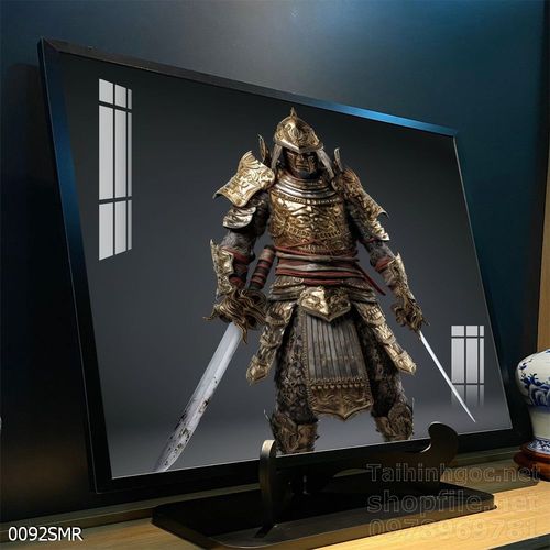 Mẫu tranh chiền binh Samurai décor trang trí tường đẹp độc đáo