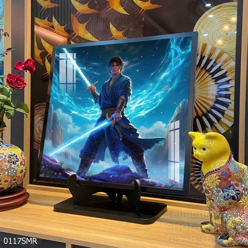 Mẫu tranh chiền binh Samurai décor trang trí tường đẹp độc đáo