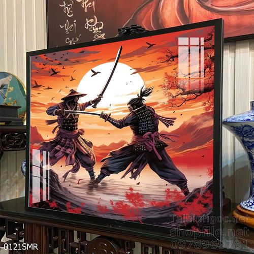 Tranh Samurai phong cách nghệ thuật