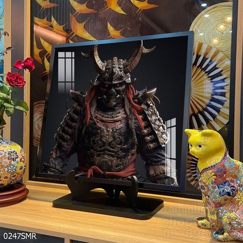 Mẫu tranh Samurai đẹp decor trang trí tường