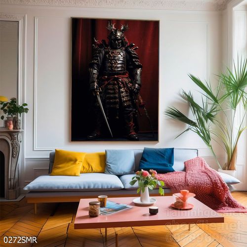 Tranh Samurai decor trang trí tường nhà trang trí tường