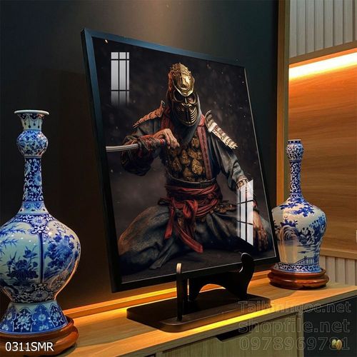 Tranh Samurai decor trang trí tường nhà trang trí tường