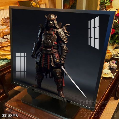 Mẫu tranh chiền binh Samurai décor trang trí tường đẹp độc đáo