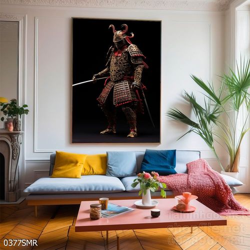 Tranh treo tường Samurai đẹp ấn tượng