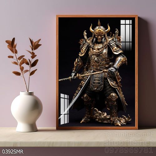 Mẫu tranh Nhật cổ Samurai