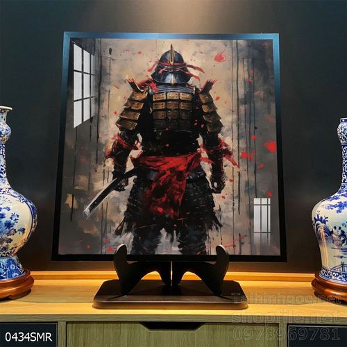 Tranh nghệ thuật treo tường chiến binh Samurai Nhật Bản 