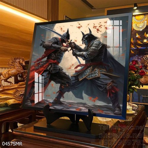 Tranh treo tường nghệ thuật hình Samurai Nhật Bản