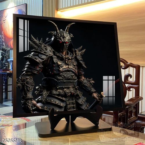 Mẫu tranh Samurai đẹp decor trang trí tường