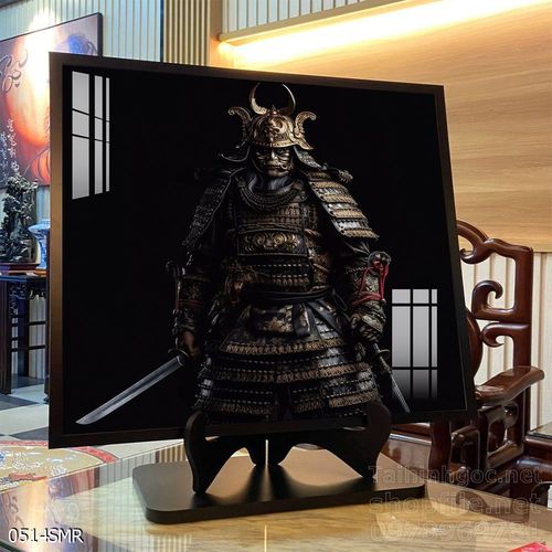 Tranh nghệ thuật treo tường chiến binh Samurai Nhật Bản 