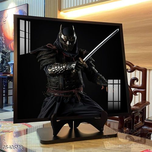 Tranh nghệ thuật treo tường chiến binh Samurai Nhật Bản 