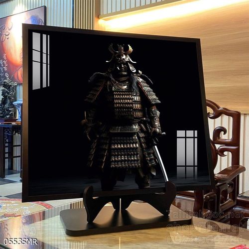 Mẫu tranh Samurai trang trí tường nhà