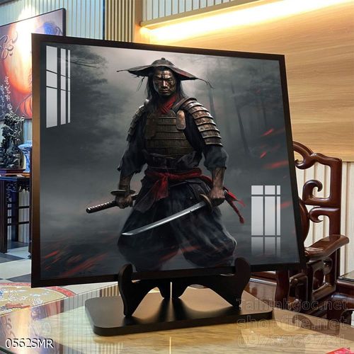 Mẫu tranh chiền binh Samurai décor trang trí tường đẹp độc đáo