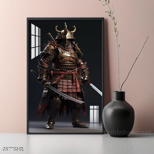 Tranh treo tường Samurai đẹp ấn tượng