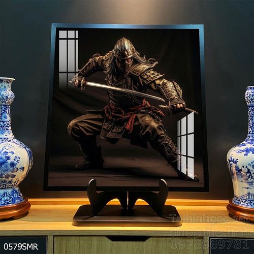 Tranh treo tường nghệ thuật hình Samurai Nhật Bản