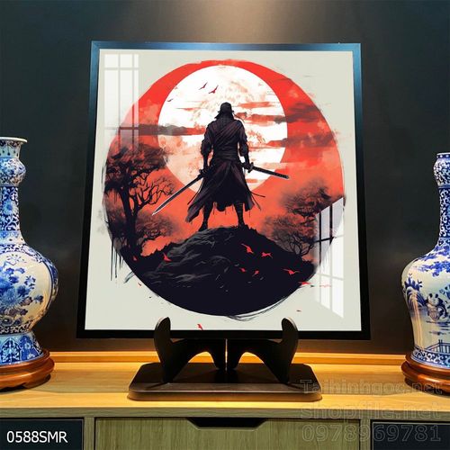 Tranh Samurai decor trang trí tường nhà trang trí tường