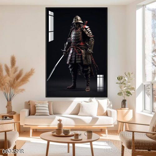 Tranh Samurai decor trang trí tường nhà trang trí tường