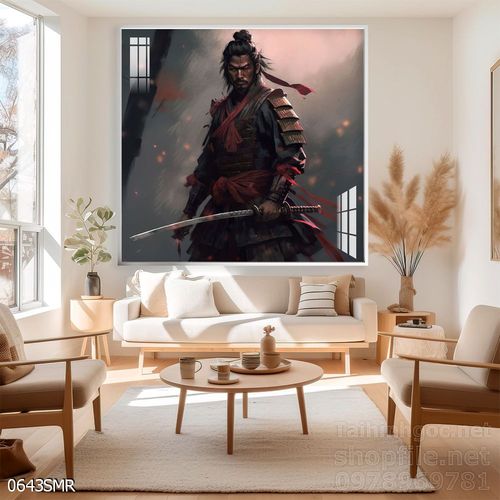 Mẫu tranh Nhật cổ Samurai