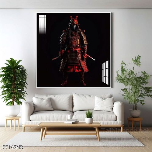 Mẫu tranh Samurai trang trí tường nhà