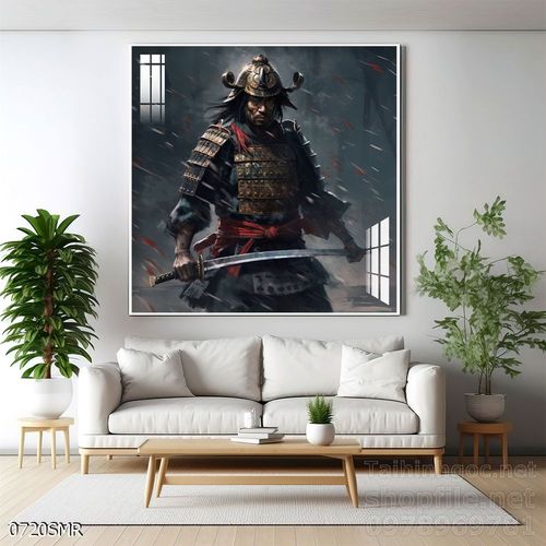 Mẫu tranh chiền binh Samurai décor trang trí tường đẹp độc đáo