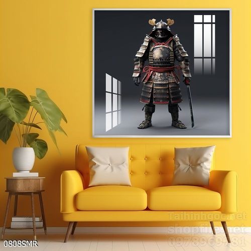Tranh treo tường Samurai đẹp ấn tượng