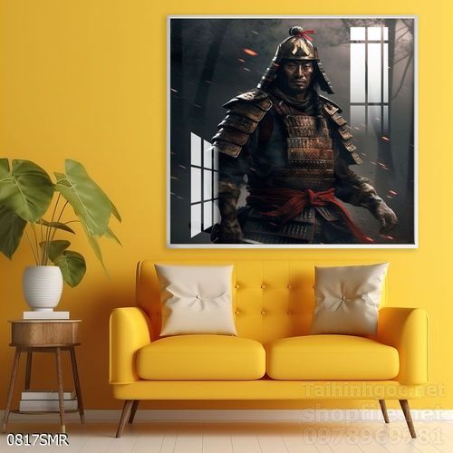 Tranh Samurai decor trang trí tường nhà trang trí tường