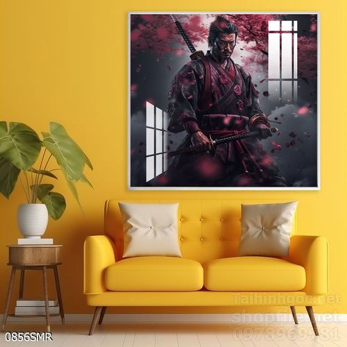 Tranh Samurai decor trang trí tường nhà trang trí tường