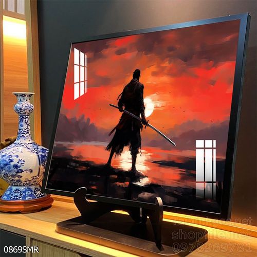 Mẫu Tranh chiến binh Samurai huyền thoại 