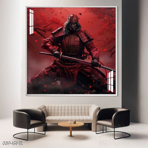 File tranh treo tường hình chiến binh Samurai 