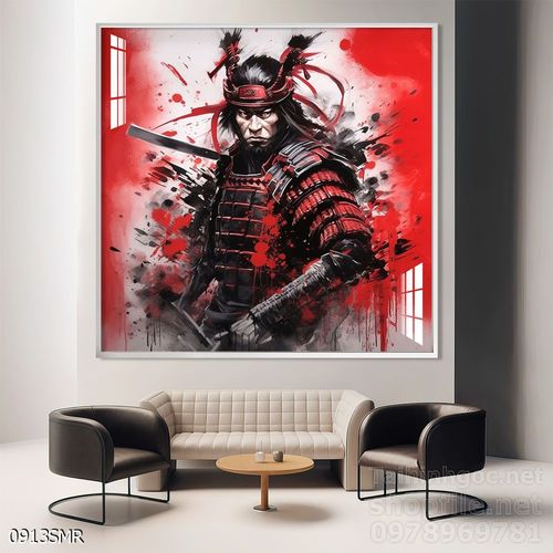 Tranh treo tường nghệ thuật hình Samurai Nhật Bản
