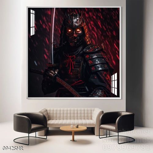 Tranh Samurai phong cách nghệ thuật