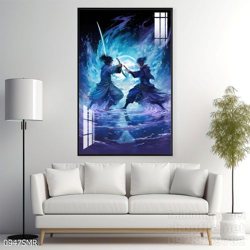 Mẫu Tranh chiến binh Samurai huyền thoại 