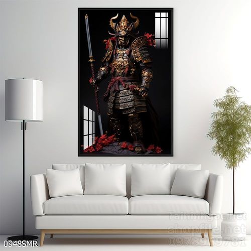 Tranh Samurai decor trang trí tường nhà trang trí tường
