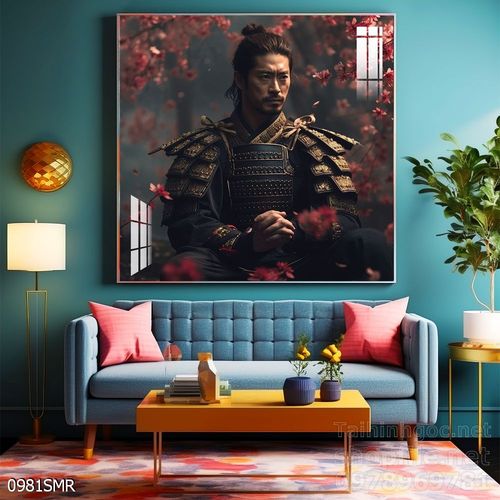 Tranh treo tường Samurai đẹp ấn tượng