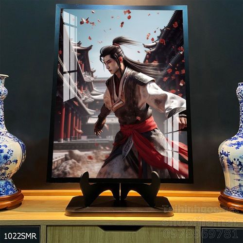 Mẫu tranh chiền binh Samurai décor trang trí tường đẹp độc đáo