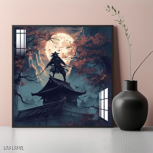 Mẫu tranh Nhật cổ Samurai