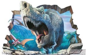 Tranh cá mập in sàn 3D