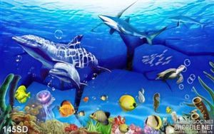 Tranh cá heo đại dương