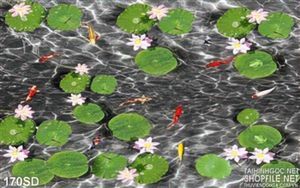 Tranh mặt nước và hoa sen