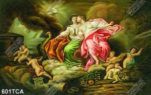 Tranh sơn dầu cổ điển phong cách Châu Âu