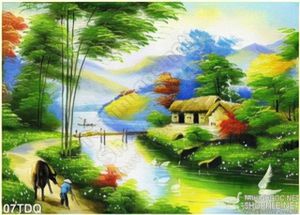 Trang làng quê Việt Nam treo tường