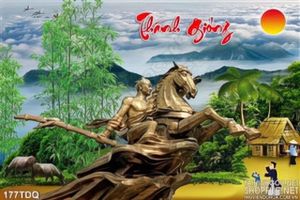 Tranh làng quê Thánh Gióng và làng quê Việt Nam