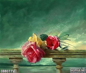Tranh tĩnh vật hoa quả sơn dầu độc đáo