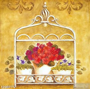 Tranh tĩnh vật hoa quả sơn dầu trang trí tường