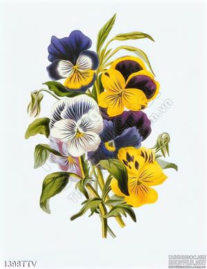 Tranh tĩnh vật hoa quả sơn dầu in gạch
