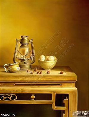 Tranh tĩnh vật hoa quả sơn dầu nghệ thuật
