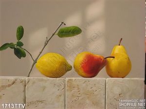 Tranh tĩnh vật hoa quả sơn dầu trang trí phòng ăn